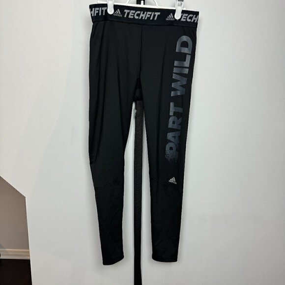 EUC - Adidas Leggings - Part Wild - Size L - Picture 6 of 6